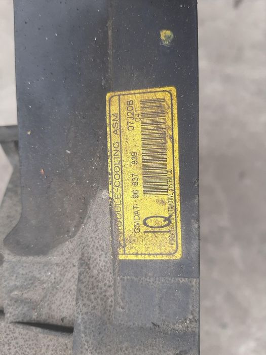 electroventilator  2.0 d  z20s1 chevrolet captiva  opel antara  96837839