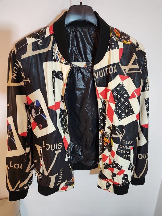 Geaca de piele Louis Vuitton