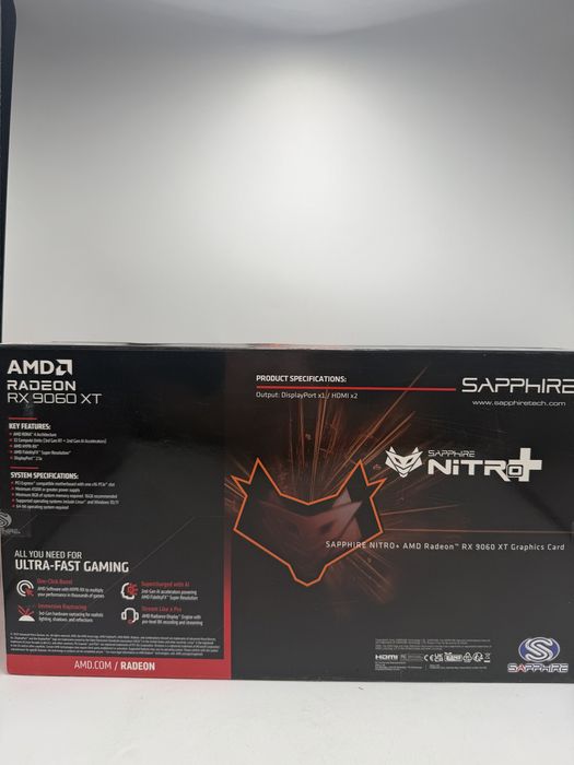 Placa video Sapphire NITRO+ Radeon RX 9060 XT Sigilat