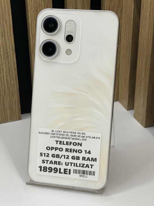 Oppo Reno 14 512Gb 12Gb ram Garantie / Factura #59311