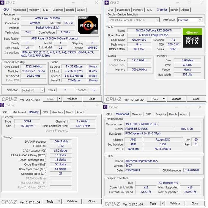Sistem gaming AMD Ryzen 5