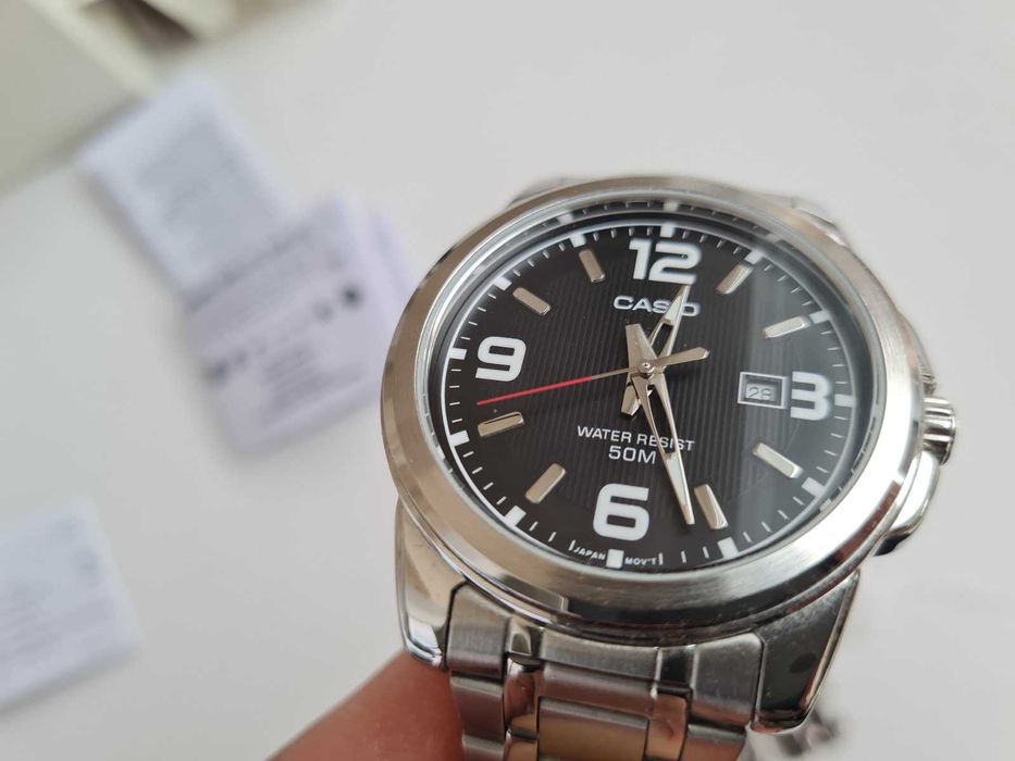 Casio MTP-1314PD-1AVEF мъжки часовник, стоманена гривна, 50M водоустойчив