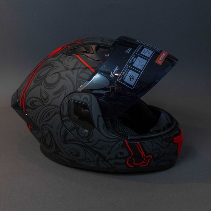 Каска модуларна /отваряема за мотор , скутер , пистов ,Размер XL 59-60