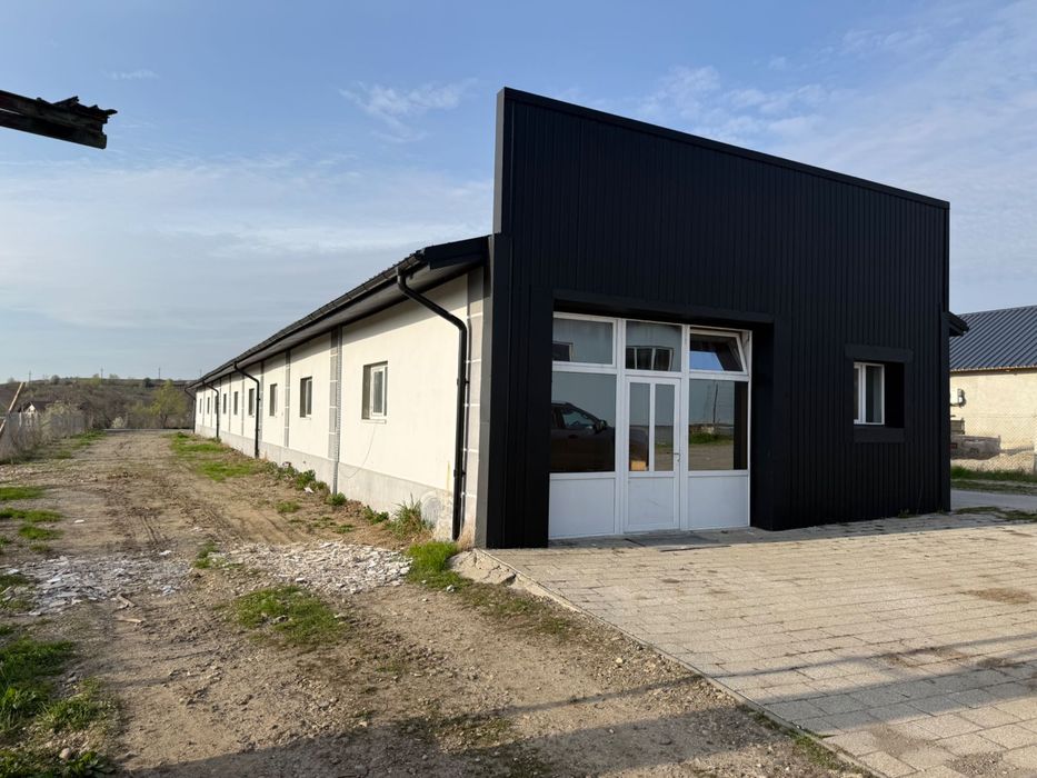 Hală de închiriat 375 mp + curte 1400 mp | acces DJ119 | 5 min centura Bacău | renovată
