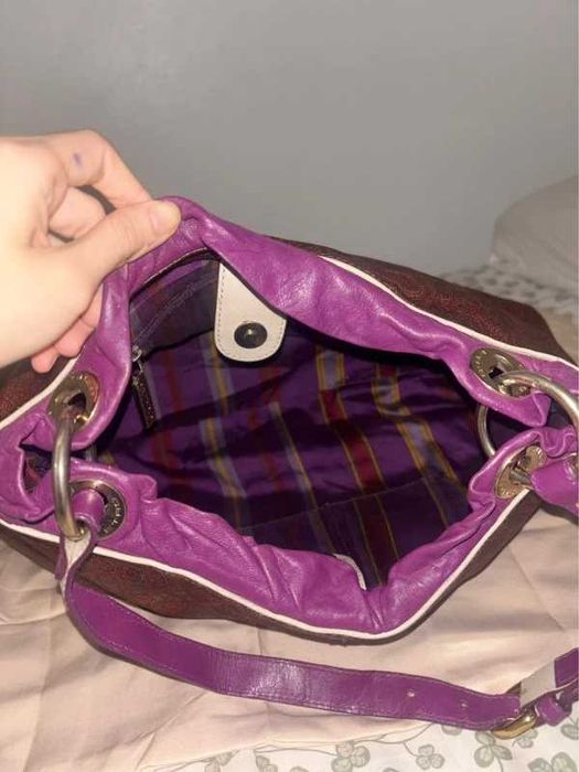 Две чанти. ETRO Original 100% Кожа Голяма чанта