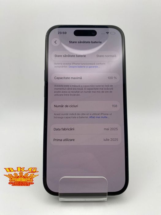 Iphone 15 100% 128gb Amanet BKG