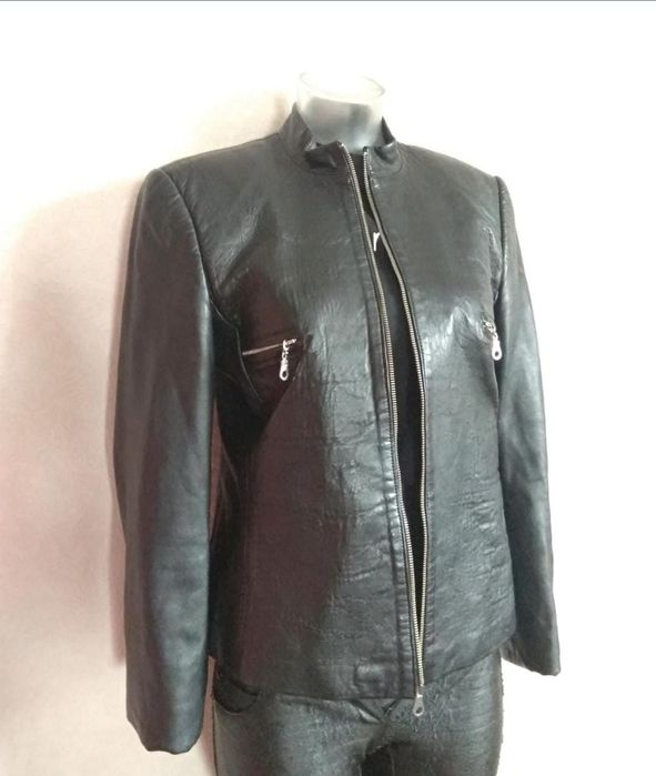 Куртка кожаная размер 46-48