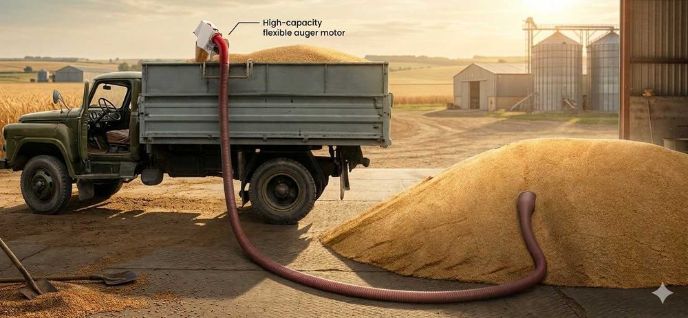 Гибкий шнек для зерновых культур