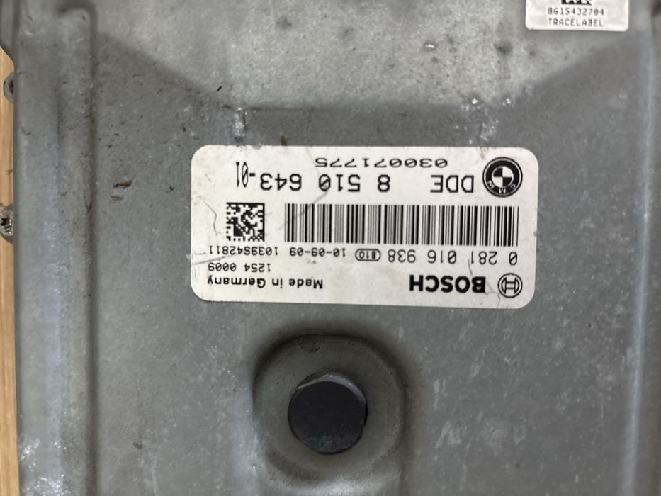 Оригинален ECU DDE BMW Bosch 0281016938 / BMW 8510643