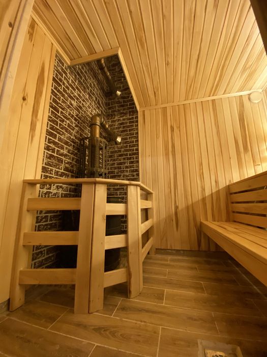 Отделка бани эвровагонкой