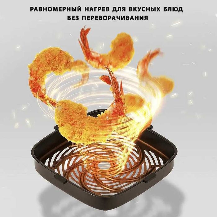 Аэрофритюрница  Аэрогриль 5,5 литра с окном Xiaomi Mi Smart Air Fryer
