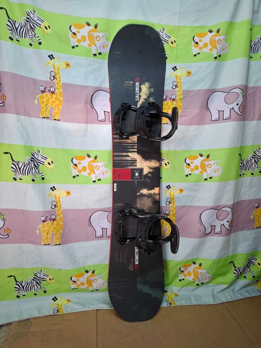 Placa snowboard 150 cm Salomon cu legaturi noi incluse