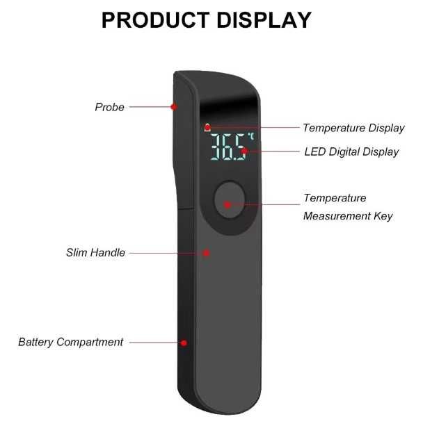 Безконтактен термометър модел IR-FM01.