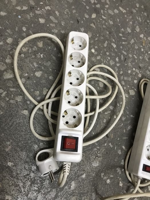 Удлинитель бытовые 3м, 5м 2м, 1,5 м