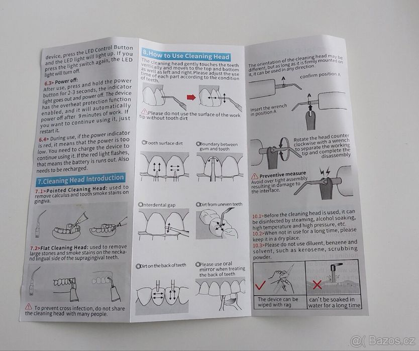 Ултразвуков уред за премахване на зъбен камък