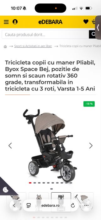 Tricicleta pentru copii