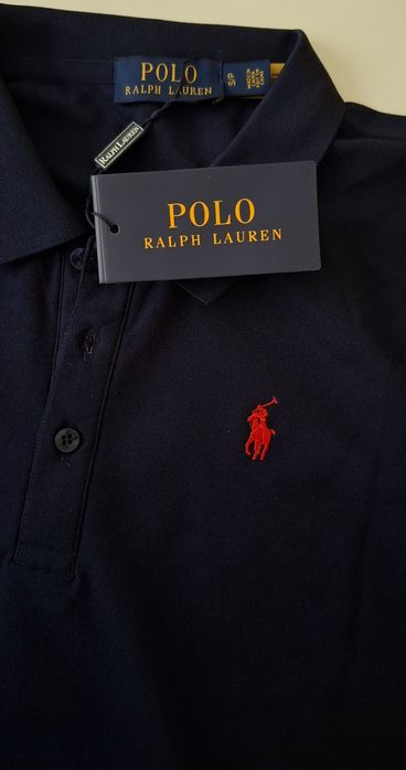 комплект Polo Ralph Lauren: Нова POLO тениска и шапка в тъмносиньо