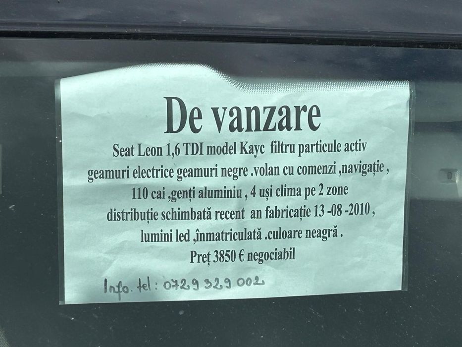 Vand  Seat Leo ,1,6 TDI, model Kaye