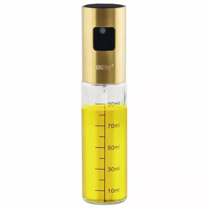Pulverizator pentru ulei si otet, cu capac auriu, 100 ml, KINGHoff