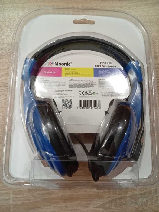 Casti audio cu microfon MSONIC