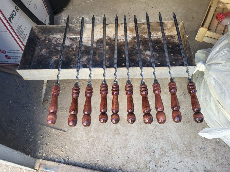 Мангал шампуры 12шт