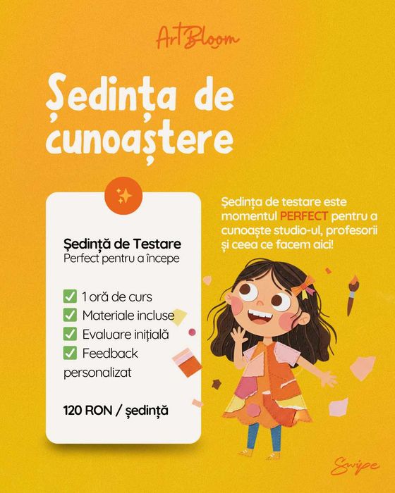 Cursuri de artă pentru copii