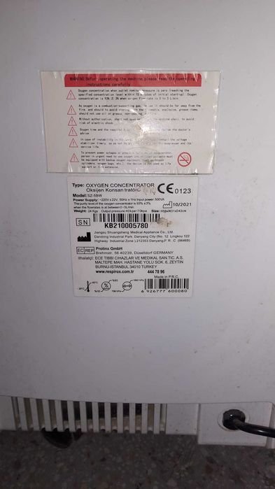 Concentrator Oxigen SZ-5BW