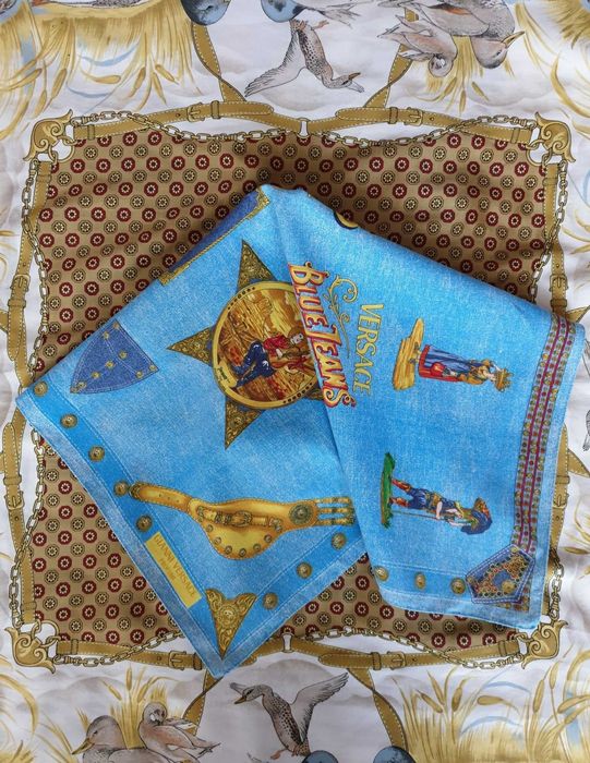 Esarfa bandana batic bumbac Versace