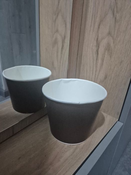 Чашки одноразовые бумажные