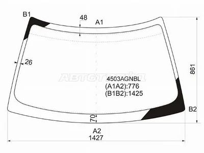 Лобовое стекло приора