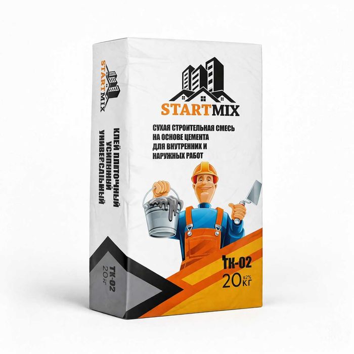 Кафельный клей усиленный  StartMix 20-25кг
