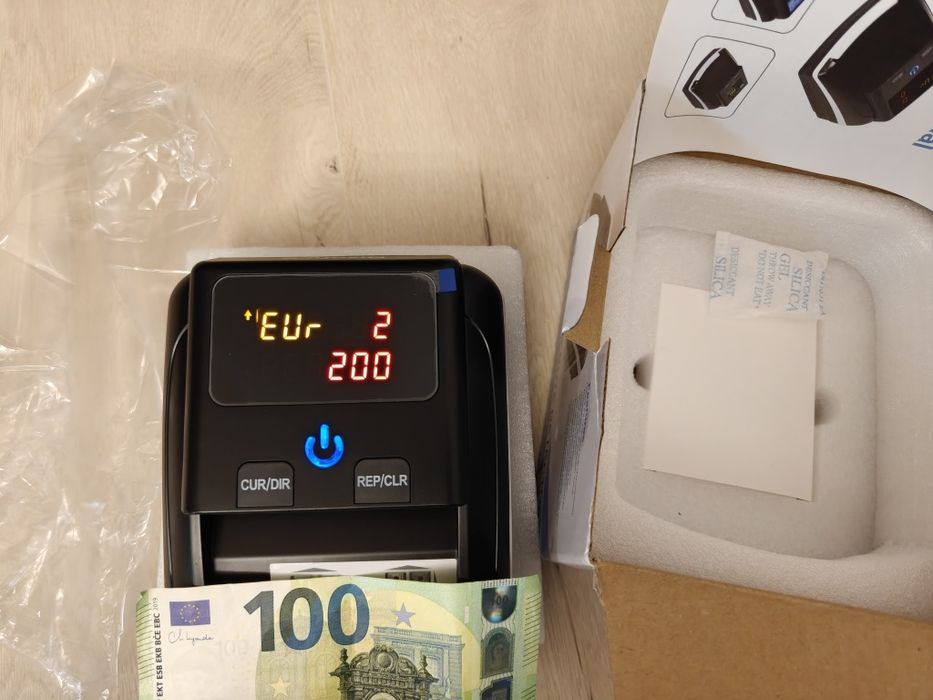 Детектор за фалшиви EURO ЕВРО и USD ДОЛАР банкноти
