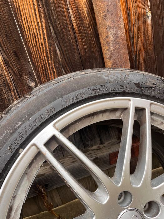 Set jante de aliaj originale Audi Q5+anvelope