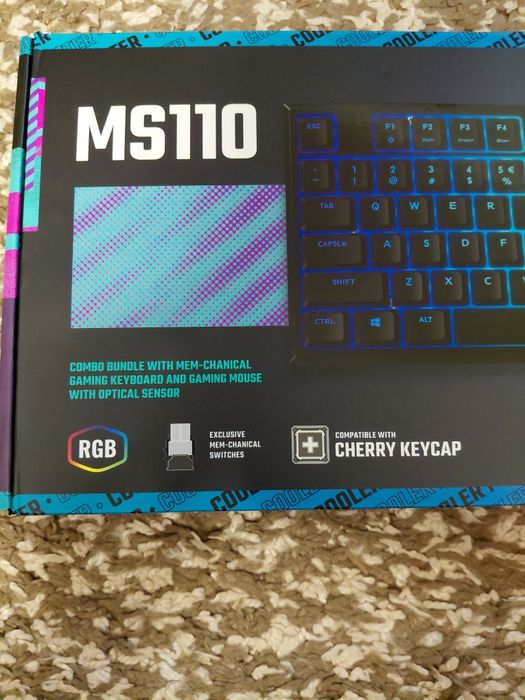 Комплект клавиатура + мышь Cooler Master Ms110
