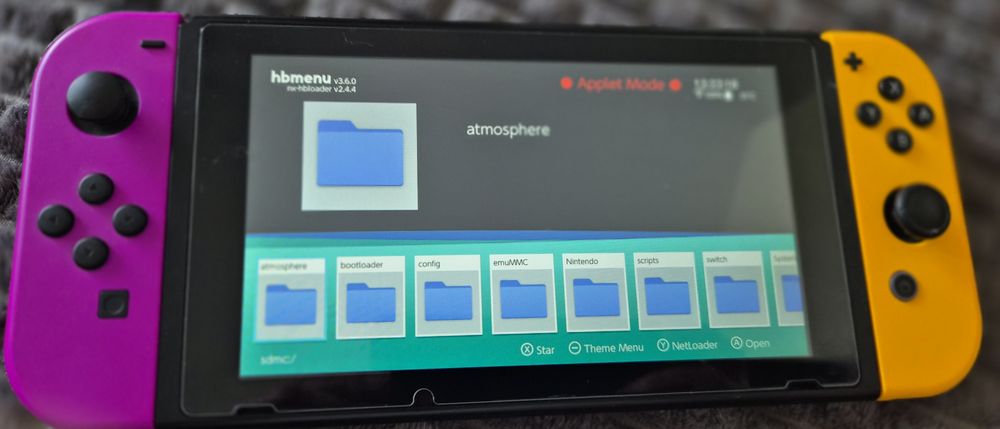Nintendo switch V2 modat
