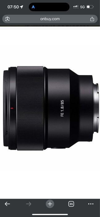 Obiectiv 85 mm 1.8 Sony FE
