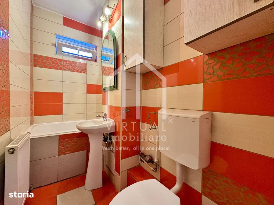 Apartament cu 3 camere, 45mp utili+balcon, etaj 1/4, Ciresica