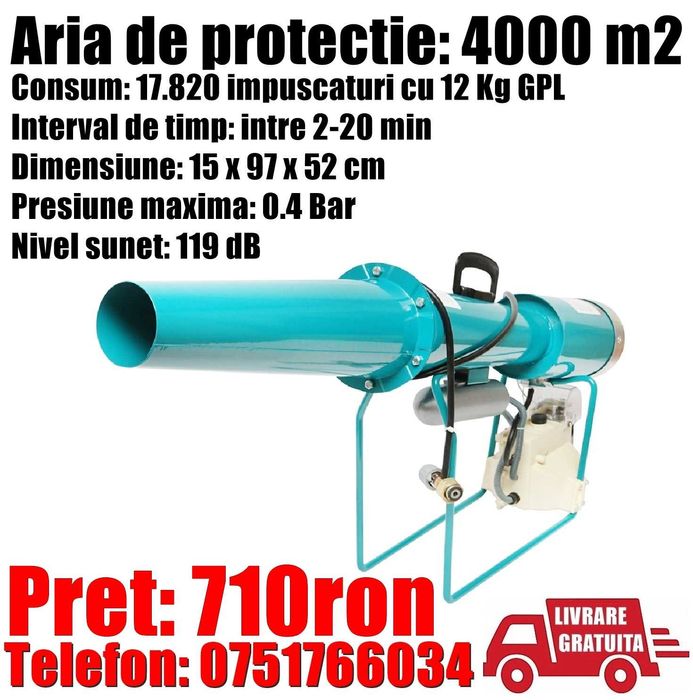 Tun Speriat Anti Pasari Porumbei Grauri Ciori Porci LivratGRATUIT DJ