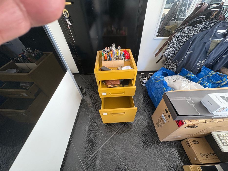 Метален контейнер на колелца IKEA Idåsen – Като нов (На 6 месеца)!