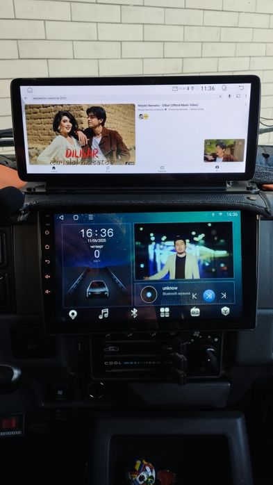 Магнитола для любой машины торпедога андроид 4+64г WiFi Sim 4G янги