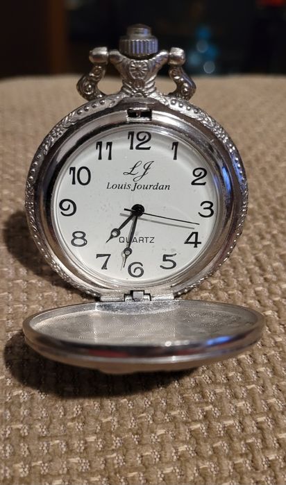 Ceas de buzunar quartz Louis Jourdan – model decorativ – funcțional