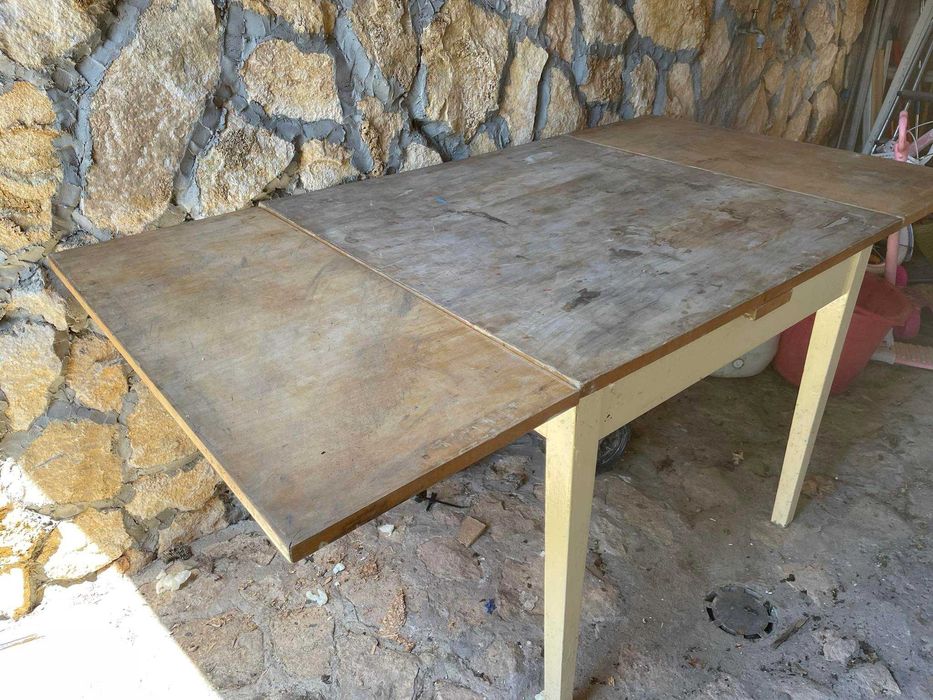 бюро каса за магазин  трапезна маса,дървена макара-идеална за маса