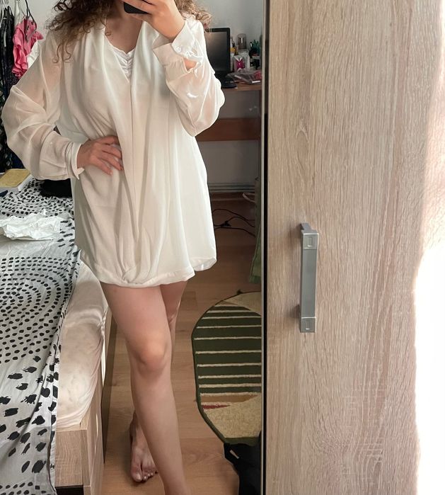 Vand camasa alba Oversize