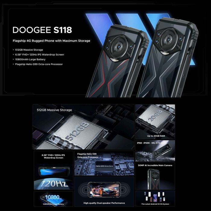 Doogee s118 . Temir telifon sotiladi. Igrovoy