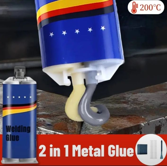 Двухкомпонентный клей сварка