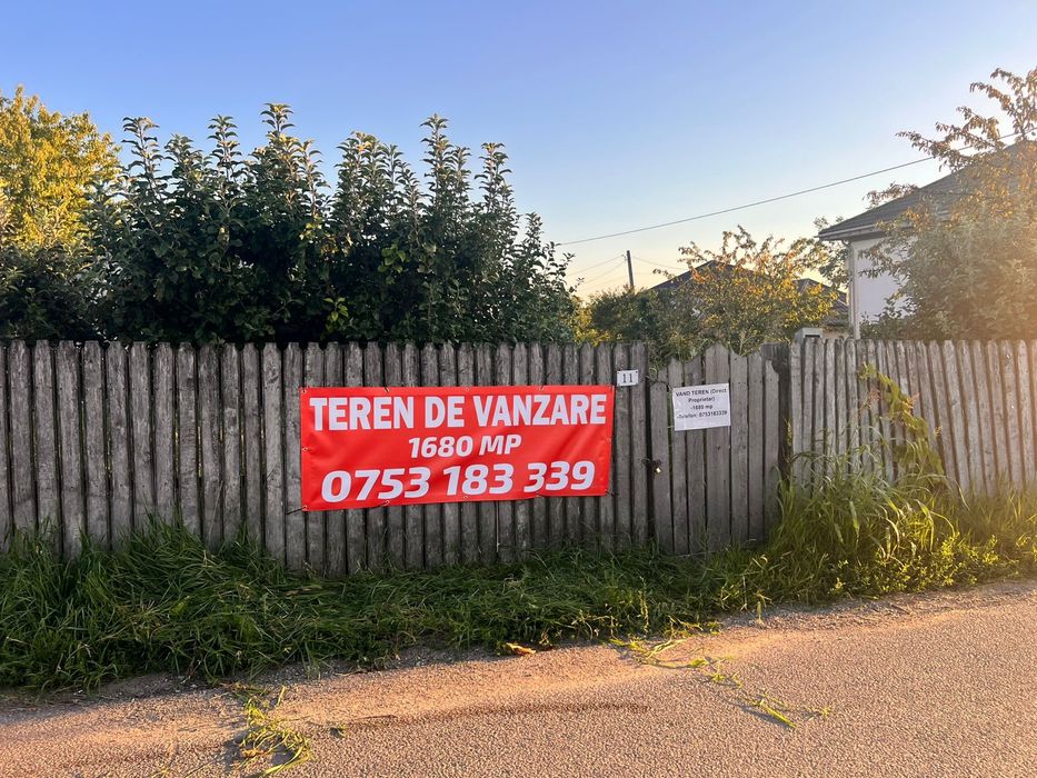 Teren intravilan de vanzare