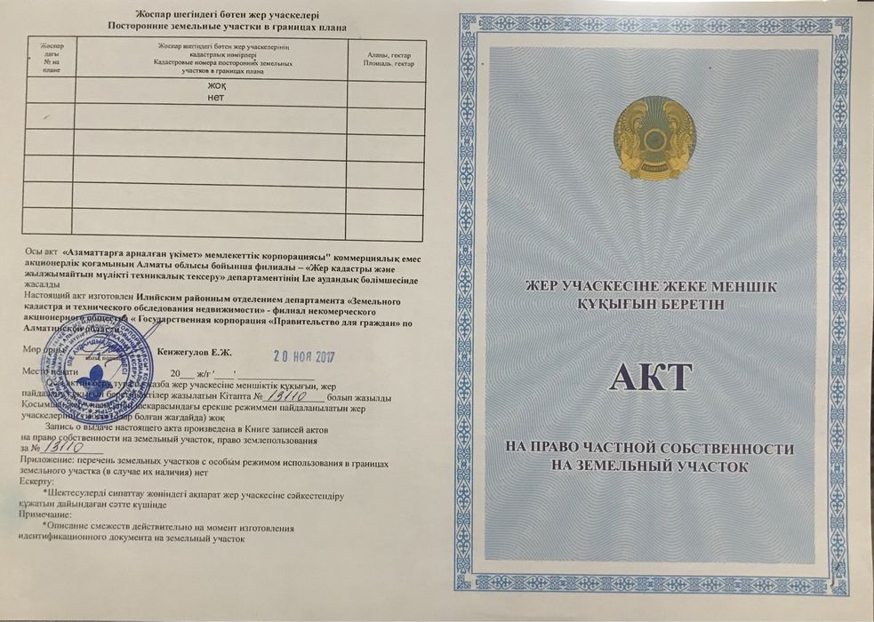 Продам участок