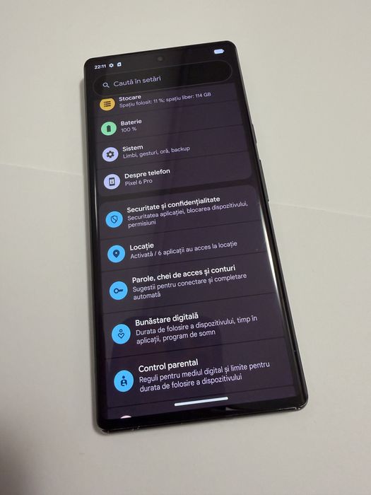 Google Pixel 6 Pro / 128 GB Memorie / Liber De Retea