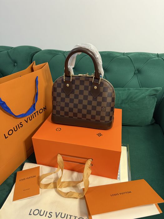 Geanta Louis Vuitton Alma BB piele naturala 100% Full Box colectie noua