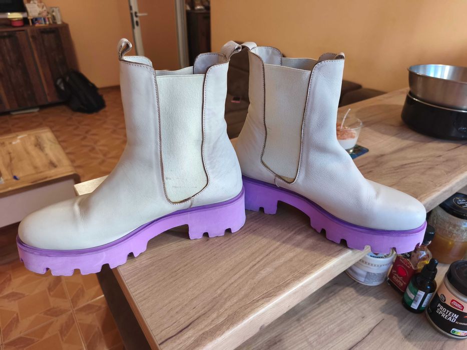 Боти естествена кожа Bianki